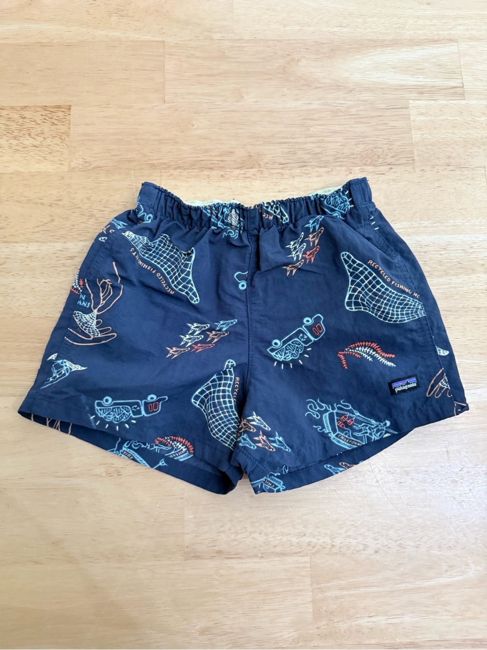 Patagonia Baggies Swim Shorts 12-18 months Netplus Ocean Sea Beach Summer